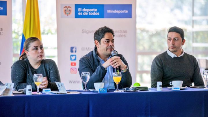 El ministro del Deporte, Guillermo Herrara anunció el presupuesto para el año 2022 y habló de los eventos que se harán en Colombia el próximo año
