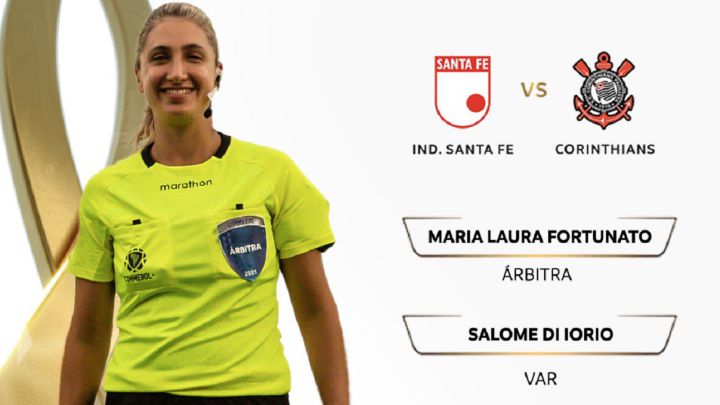 Final Copa Libertadores Femenina: María Laura Fortunato, así es el árbitra del Santa Fe - Corinthians