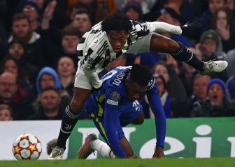 Cuadrado sufre en goleada del Chelsea a Juventus en UCL