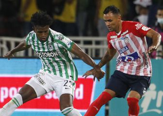 Nacional y Junior empatan con dos golazos en el Atanasio