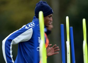 Benítez descarta a Mina para el derbi frente a Liverpool