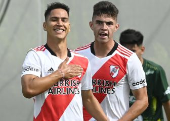 Doblete de Londoño para que reserva de River vuelva a ganar