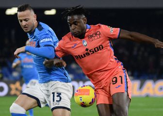 Duván asiste en la victoria de Atalanta sobre Napoli