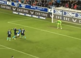 El gol de Morelos a punta de fuerza en goleada de Rangers