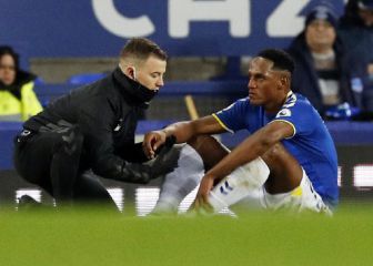 La pesadilla de Yerry Mina con las múltiples lesiones