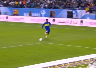 La asistencia de Fabra en la Copa Maradona ante Barça