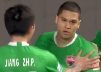 Golazo de Juanfer Quintero para empate del Shenzhen