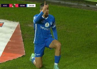 El gol de Daniel Muñoz para encaminar goleada del Genk