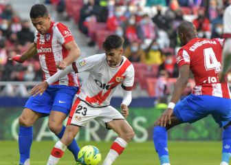 Atlético supera a Rayo en el Wanda Metropolitano