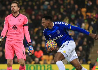 Mina regresa en otro golpe a Everton: Derrota ante el colero