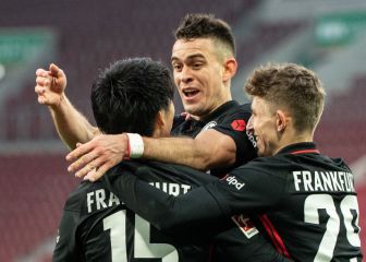 La importancia de Borré: asistencia ante Augsburgo