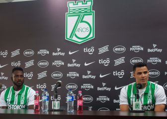 Nacional presenta a Giovanni Moreno y a Álvaro Angulo