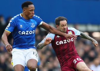 Yerry Mina, de menos a más para la prensa británica