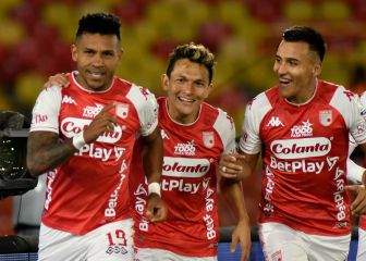 Doblete de Morelo para la primera victoria de Santa Fe