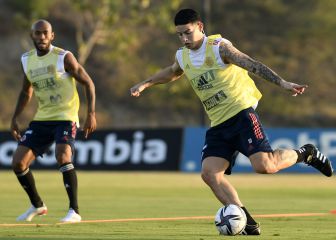 James, Ospina... La Selección trabaja con grupo completo