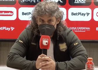 Leonel Álvarez elogia a Santa Fe por golear con uno menos