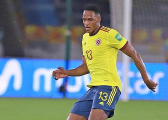 Yerry Mina, fuera del partido ante Argentina