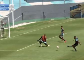 Este fue el primer gol de Edwin Cardona en Racing