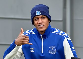 Yerry Mina entrena por primera vez con Frank Lampard