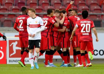 Frankfurt vence a Stuttgart y Borré juega los 90 minutos