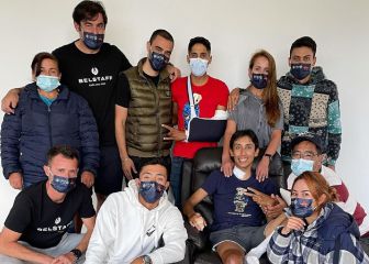 Egan Bernal, en casa con su familia y amigos