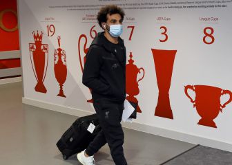 Le llega competencia a Díaz: Salah ya está en Liverpool