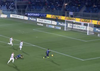 Lo que se perdió Muriel ante la Juve con la portería vacía