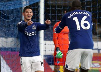 Doucoure recuerda la cena con Ancelotti y James en Everton