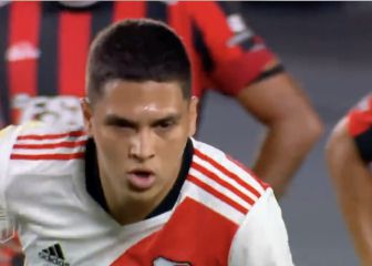 Así fue el gol de penal de Juanfer ante Patronato