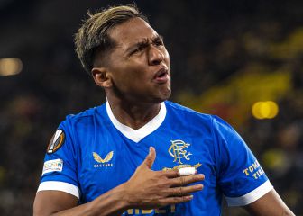 Alfredo Morelos, tercer máximo goleador de Europa League