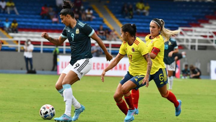 Colombia iguala con Argentina en el primer amistoso de 2022