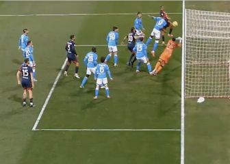 Ospina, del error en el gol a salvar a Napoli en el final