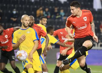James anota su quinto gol en Qatar en derrota de Al Rayyan