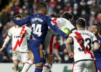 Falcao, con minutos en la caída de Rayo ante el Madrid