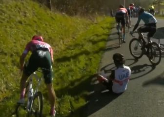 Fernando Gaviria supera el Covid pero se cae en Clásica