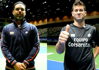 Colombia entrena para enfrentar a EEUU en Copa Davis