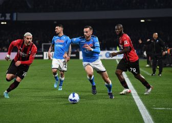 Milan vence a Napoli y es líder de la Serie A