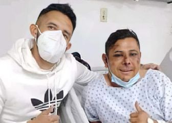 Camilo Vargas visita hincha agredido de Atlas