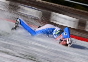 Las impactantes imágenes del grave accidente de un esquiador