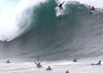 Graban la persecución policial a un surfista que se saltaba las restricciones