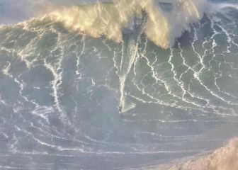Nazaré: la borrasca Barra despierta la ola más grande del mundo