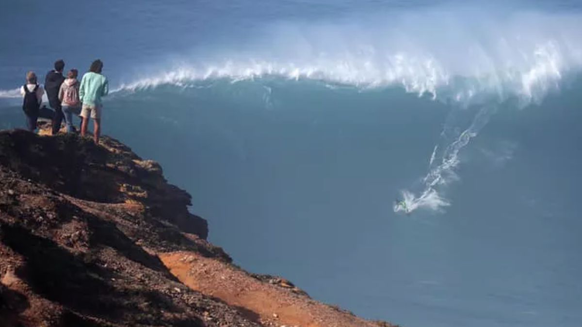 Fértil participar pasar por alto Cómo ver las olas gigantes de Nazaré en directo? - AS.com