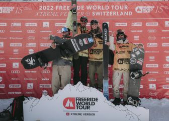 Coronados los campeones del Freeride World Tour en una accidentada final