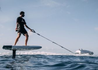 Inventan un dron náutico y eléctrico para remolcar surfistas
