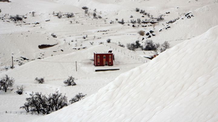 Histórica nevada en Marruecos: más 2 de metros de nieve