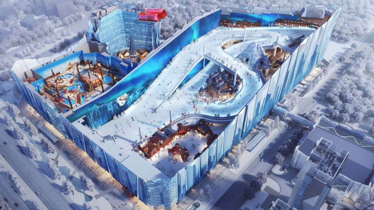 Pistas de esquí y parque acuático así será Snow World Shanghái