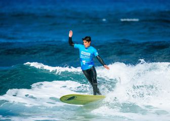 Nicolás García Andrade hace historia en la World Surf League