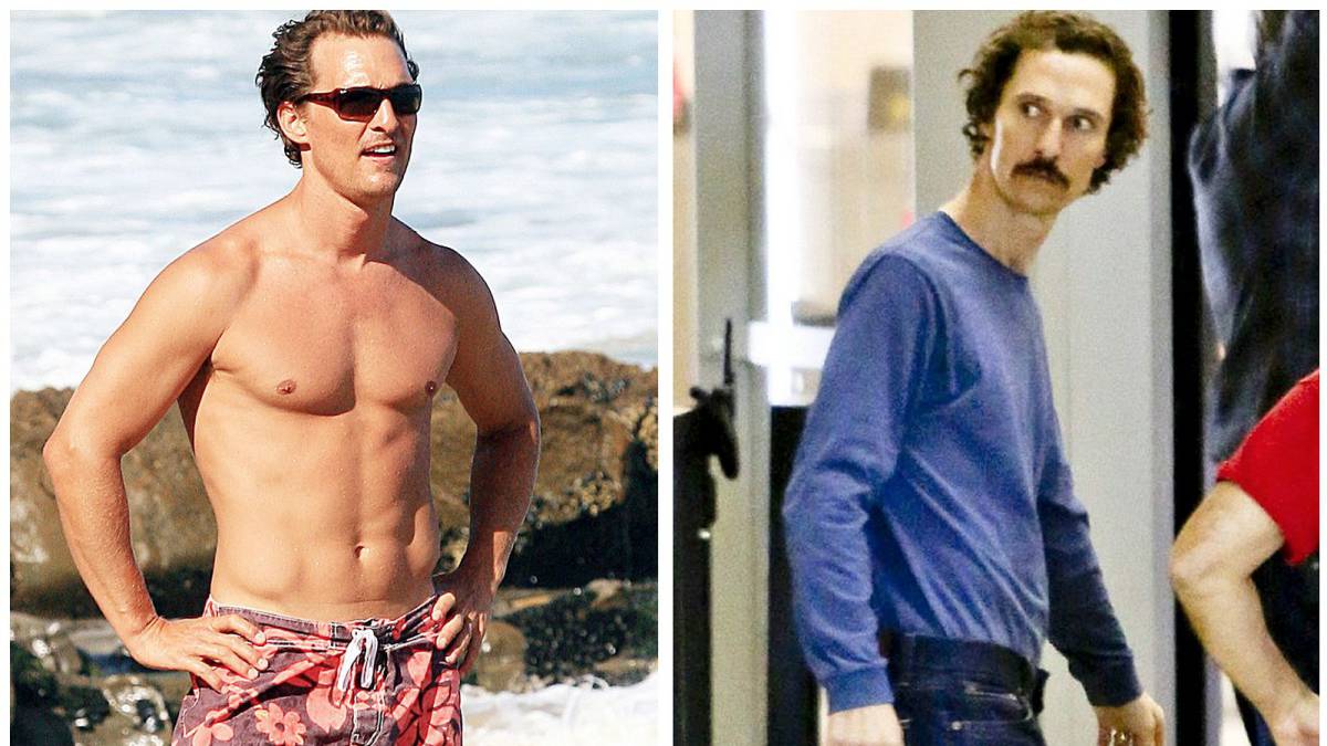 Matthew McConaughey perdió casi 20 kilos y ganó un Oscar 