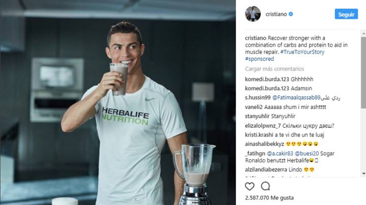 Así es la dieta que sigue a rajatabla Cristiano Ronaldo
