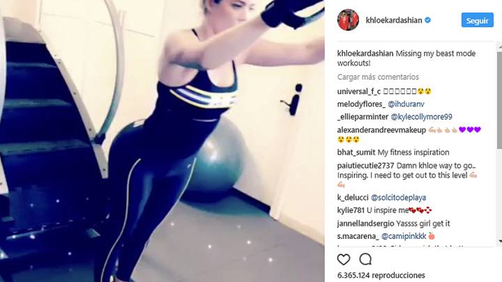 Así se cuida Khloé Kardashian